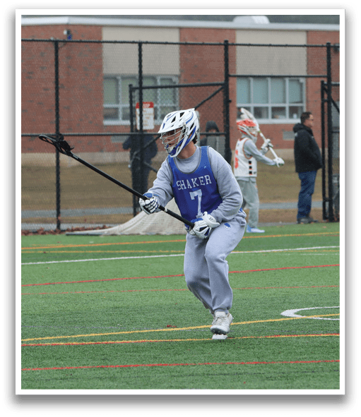 A group of people playing a game of lacrosse on a field. AI generated content