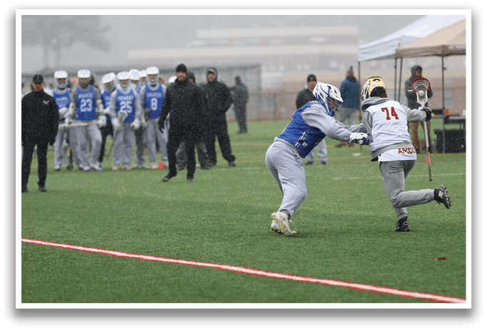 A group of people playing a game of football on a field. AI generated content