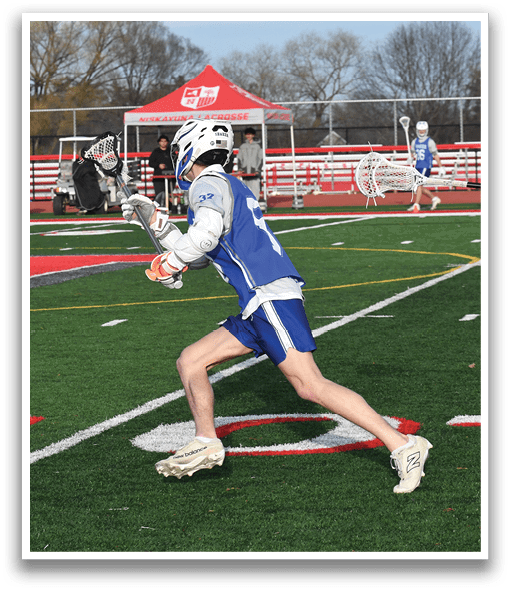 A baseball player in a blue uniform is running on the field with a bat in hand. AI generated content