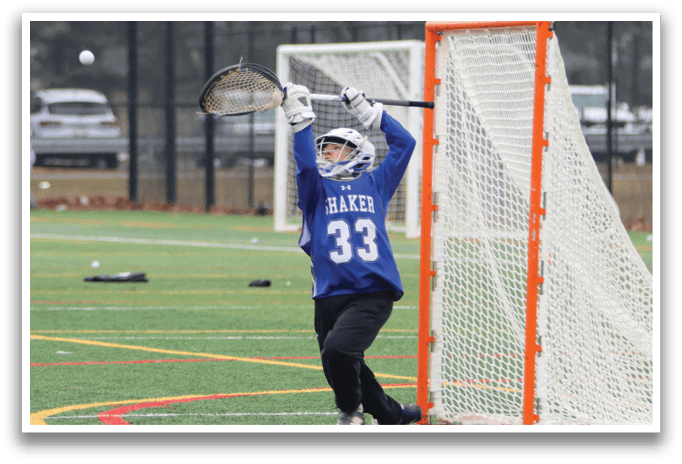 A person wearing a blue and white shirt is playing baseball. AI generated content