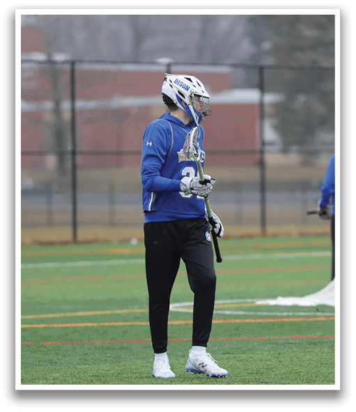 Two men wearing blue and red uniforms are standing on a field, holding baseball bats. AI generated content