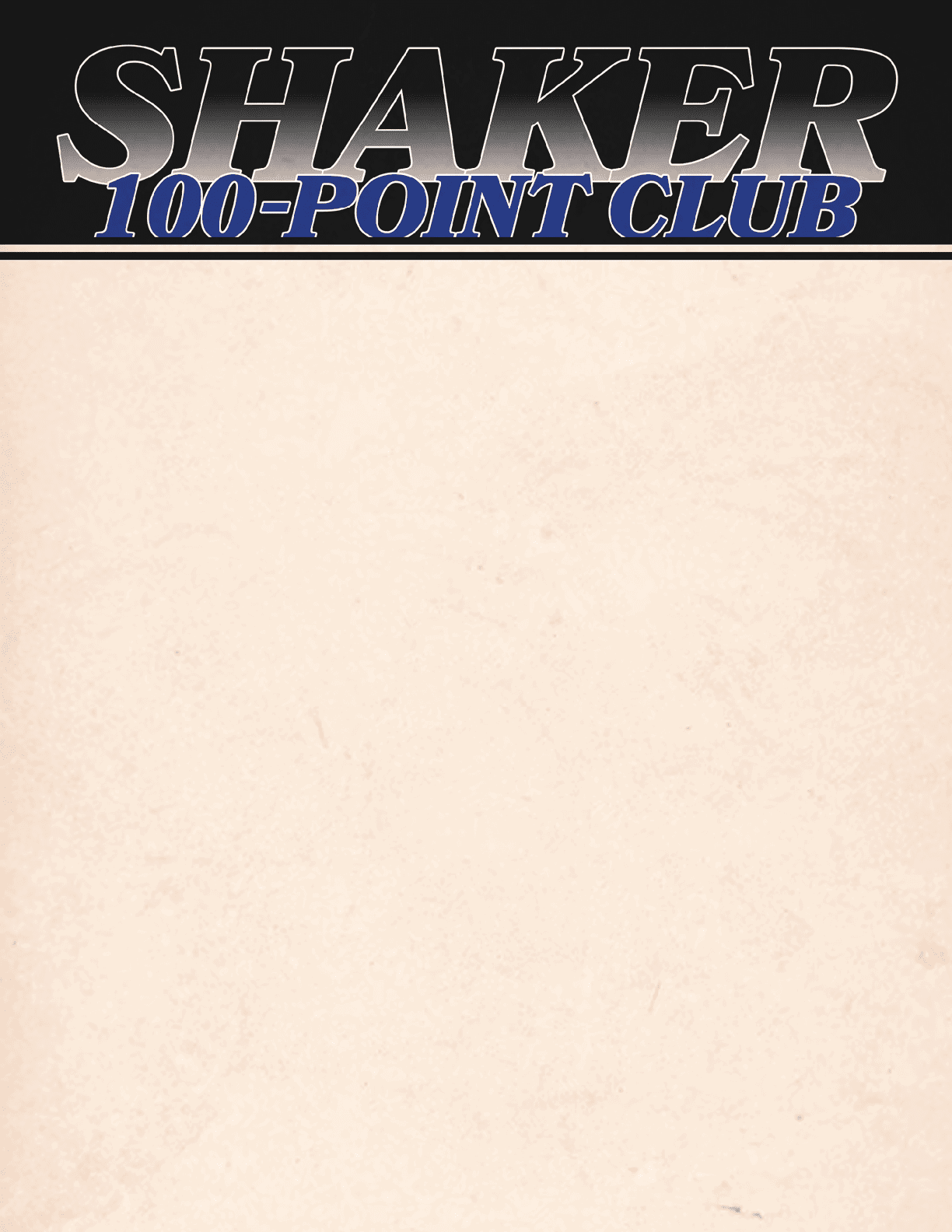 A 100-point club sign with a blank space for writing. AI generated content