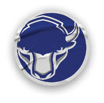 A collection of stickers featuring a bison, a hockey goalie, a football player, a basketball player, a baseball player, and a soccer player. AI generated content