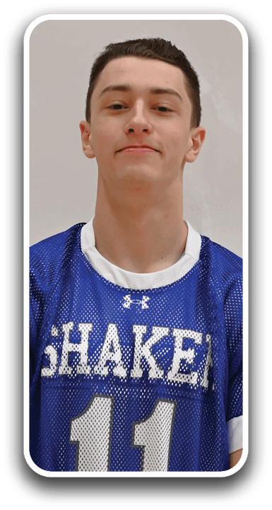 A young man wearing a blue and white shirt with the number 11 on it. AI generated content