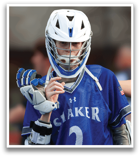 A young man wearing a blue and white shirt with the number 2 on it. AI generated content