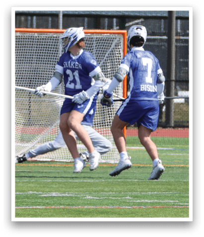 A group of people playing a game of lacrosse. AI generated content