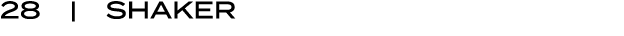 28 | shaker