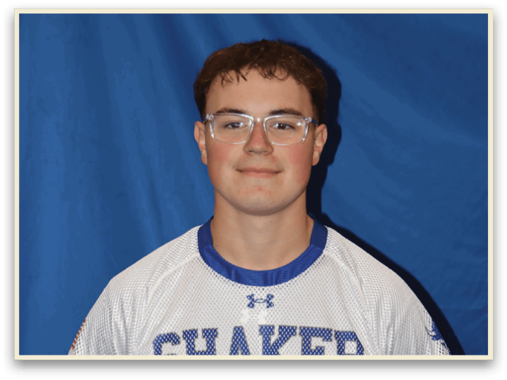 A young man wearing a blue and white jersey with the number 13 on it. AI generated content