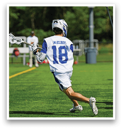 A man wearing a white shirt with the number 18 on it. Description generated by AI