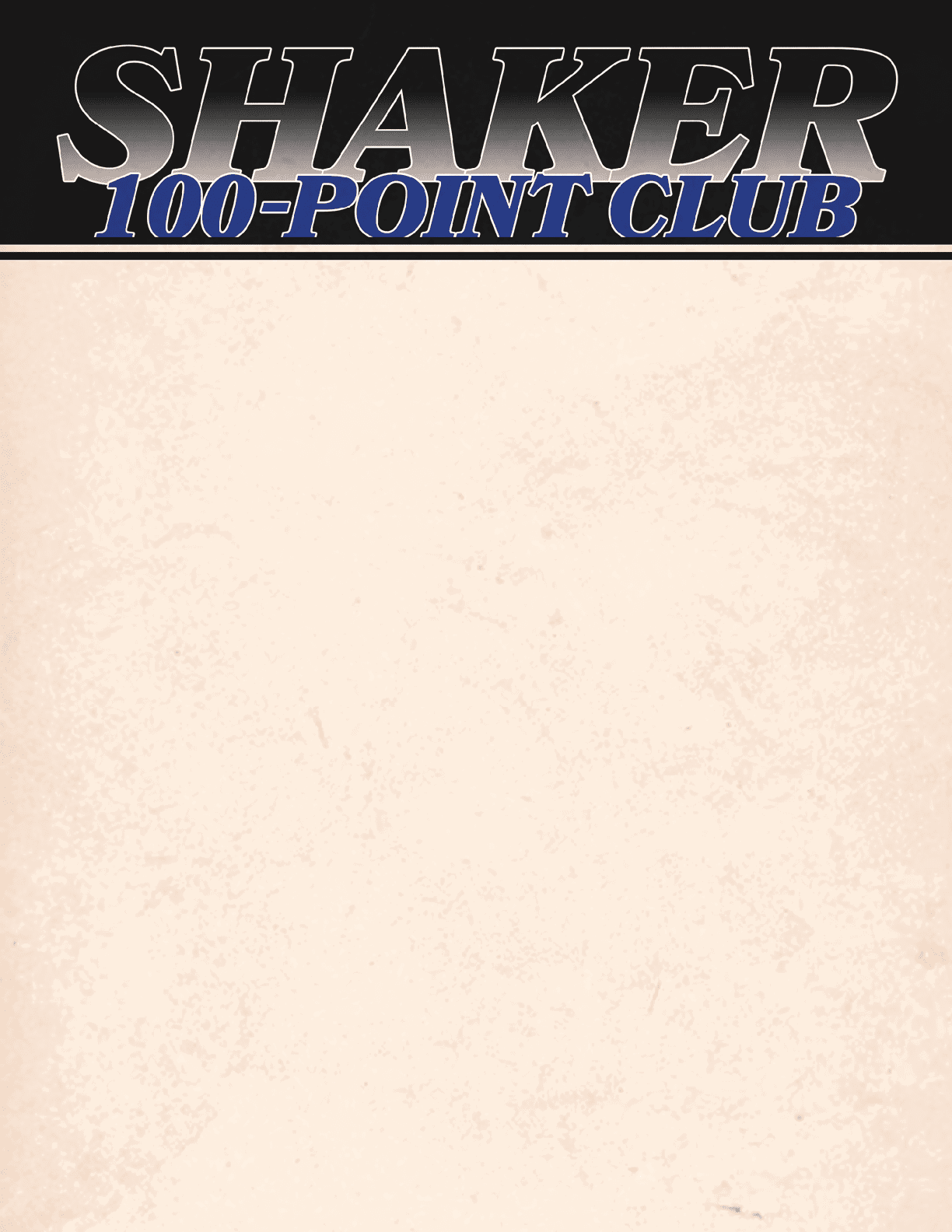 A 100-point club sign with a blank space for writing. AI generated content