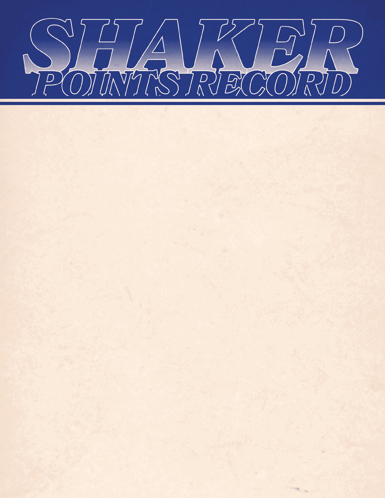 A white piece of paper with blue writing on it. AI generated content