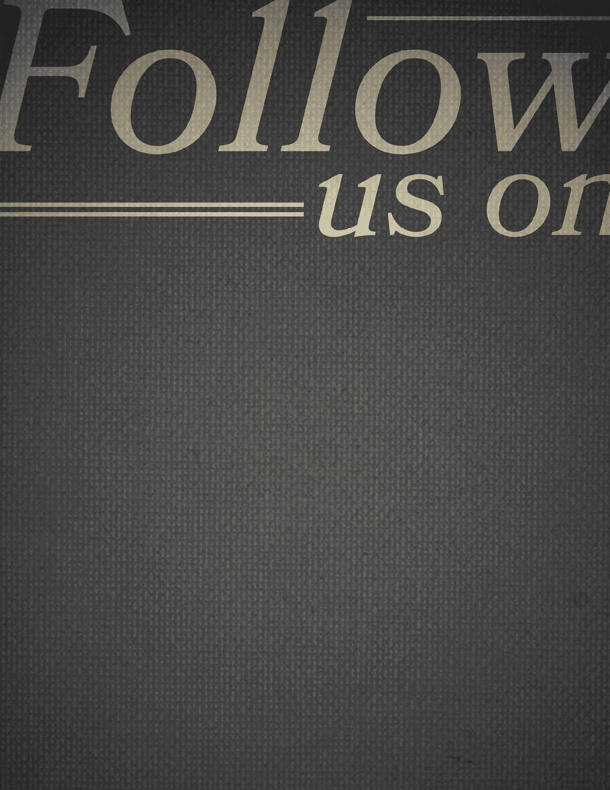 A gray background with the word “follow" written in white. AI generated content
