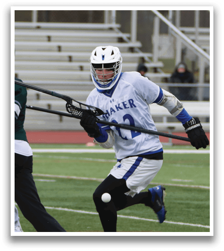 A group of people playing a game of lacrosse on a field. AI generated content