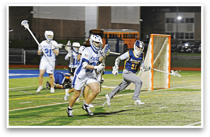 A group of people playing a game of lacrosse. AI generated content