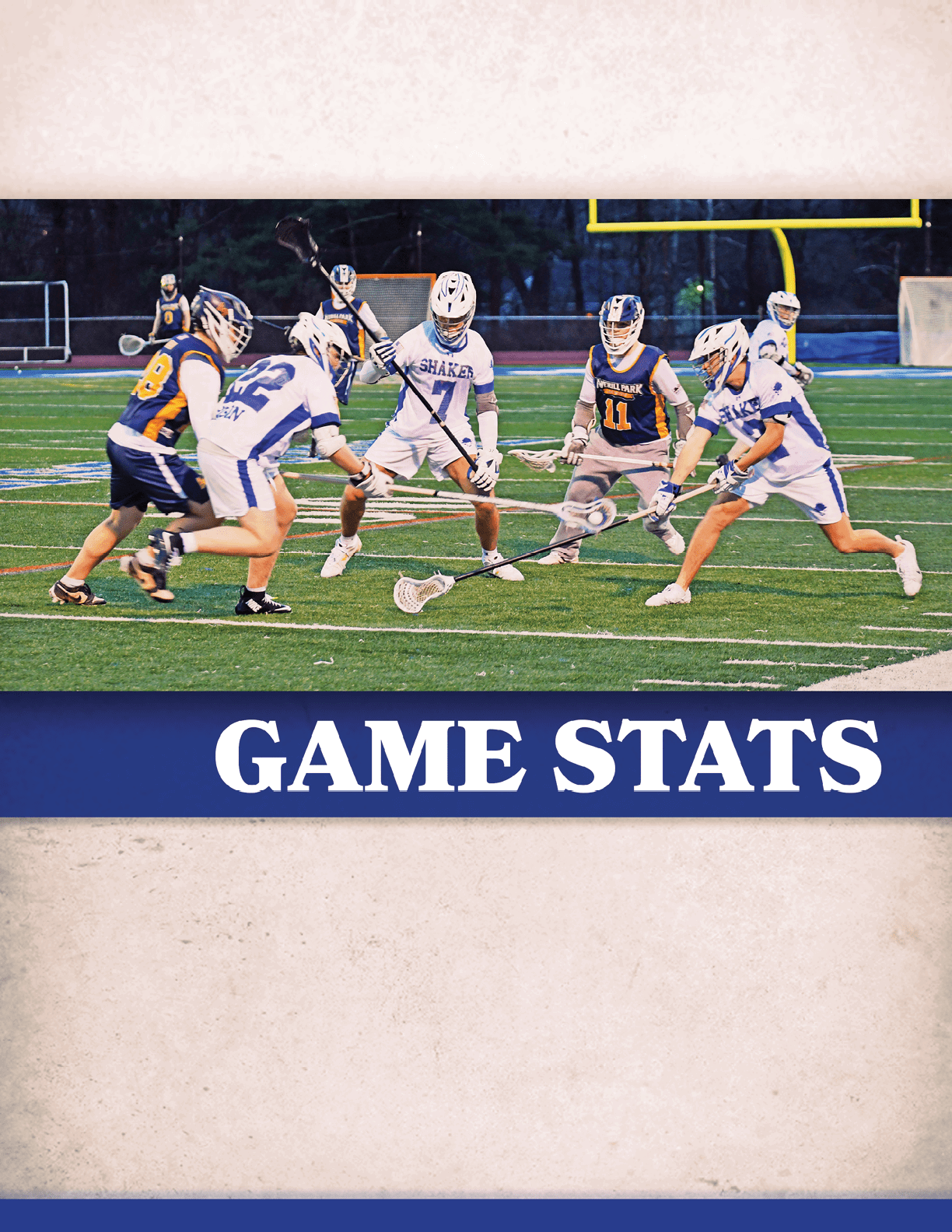 A group of men playing a game of lacrosse. AI generated content