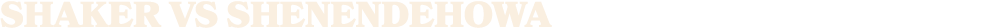 shaker vs shenendehowa