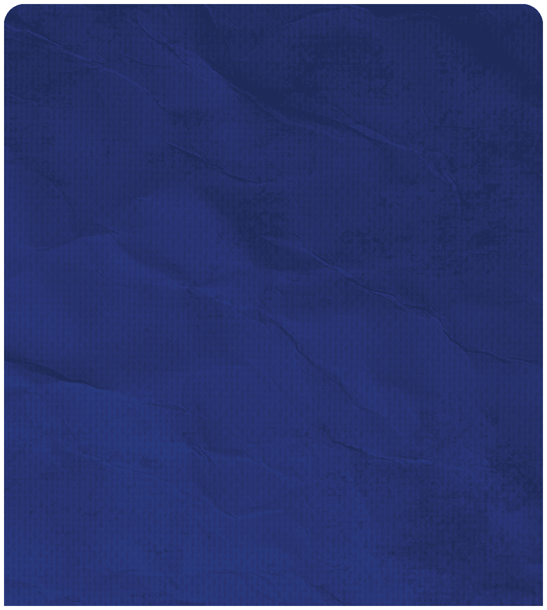 A blue cloth with a wrinkled texture. AI generated content