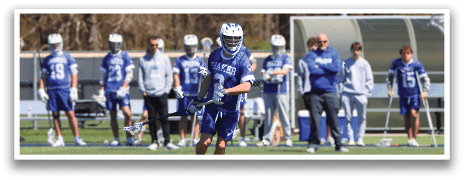 A group of men playing a game of lacrosse. AI generated content