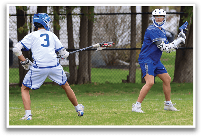 Two young men playing baseball, one holding a bat and the other holding a glove. AI generated content