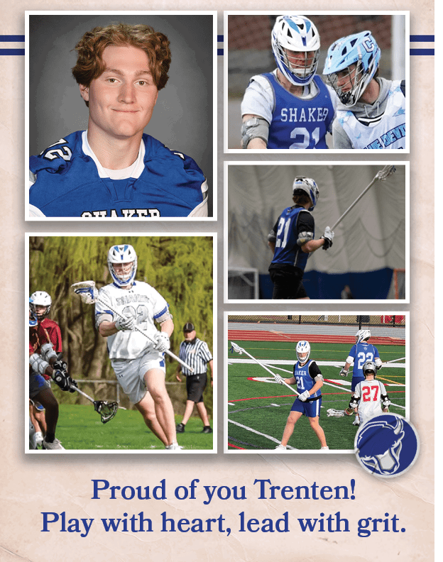 Proud of you Trenten! Play with heart, lead with grit