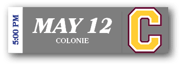 5:00 PM,may 12 coloni