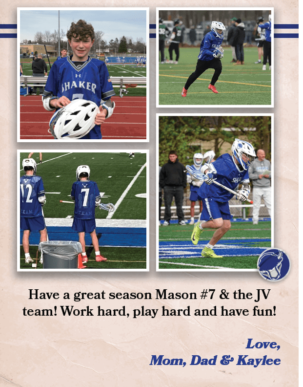 Have a great season Mason #7 & the JV team! Work hard, play hard and have fun! Love, Mom, Dad & Kaylee