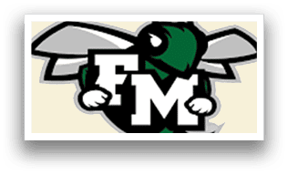 A green and white bee logo. Description generated by AI
