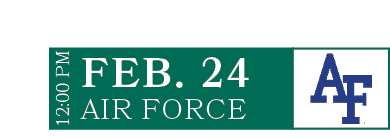 AIR FORCE,FEB. 24,12:00 P