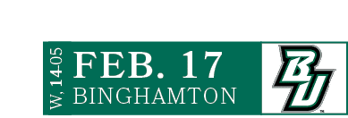 BINGHAMTON,FEB. 17,W, 14 0