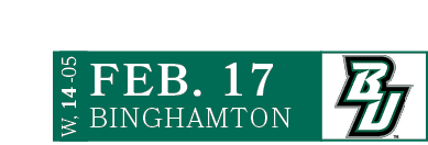 BINGHAMTON,FEB. 17,W, 14 0