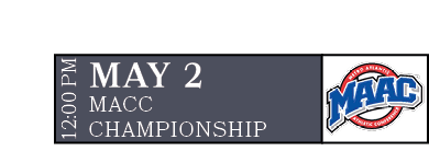 MACC CHAMPIONSHIP,MAY 2,12:00 P