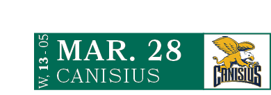 CANISIUS,MAR. 28,W, 13 0