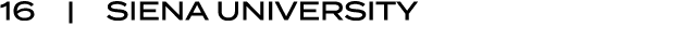 16 | Siena university
