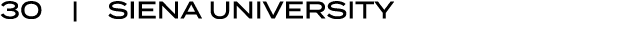 30 | Siena university