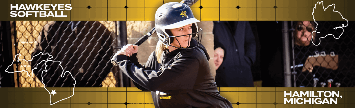 A woman wearing a helmet and batting gloves is swinging a bat at a softball. AI generated content