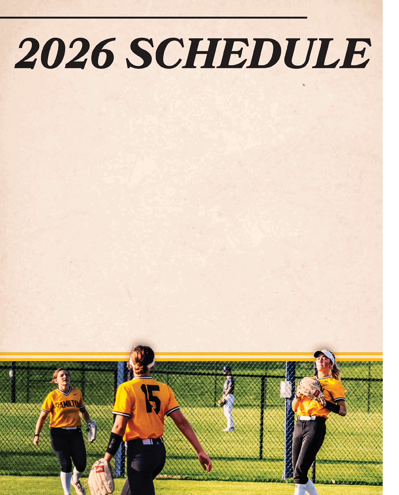 Three women playing softball on a field. AI generated content