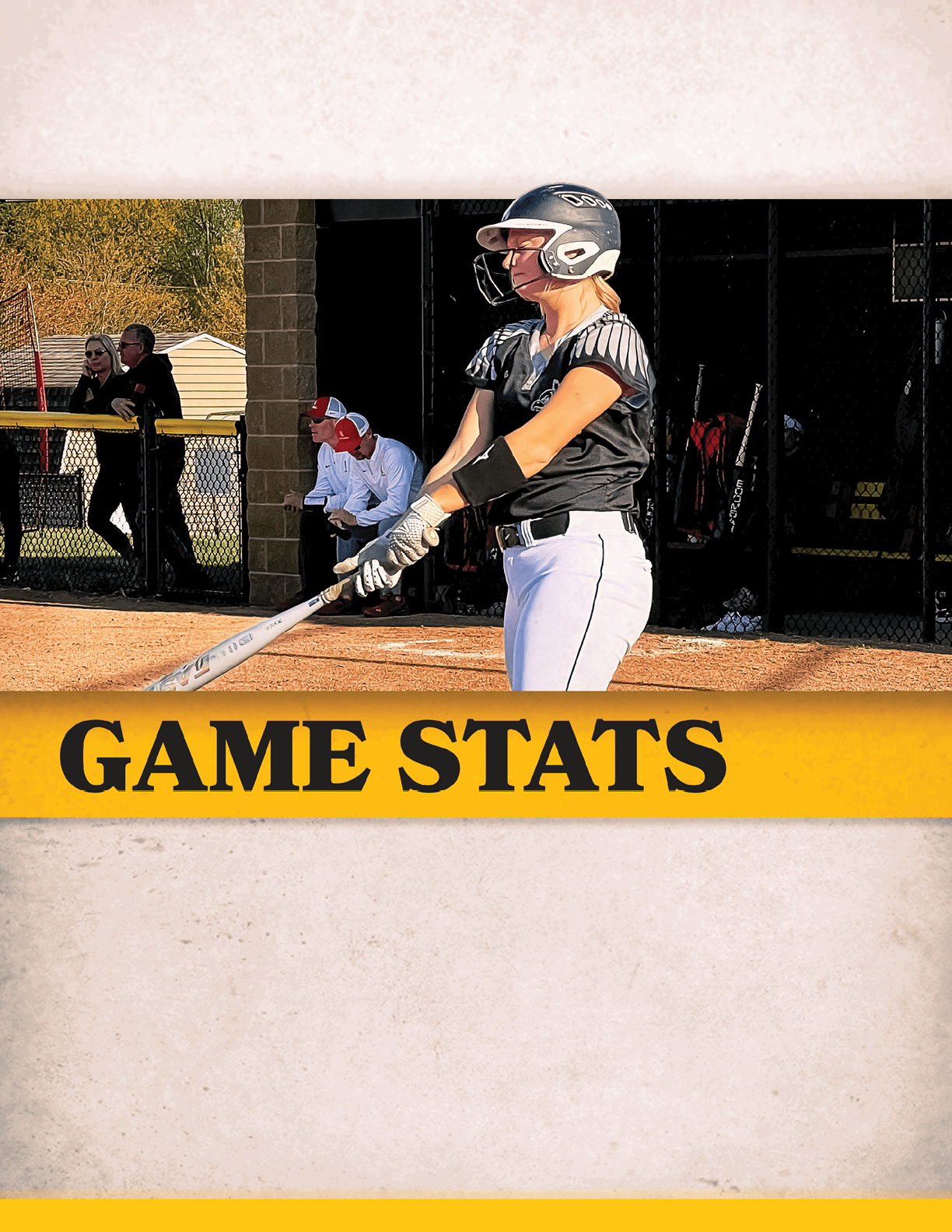 A woman in a black and white baseball uniform is swinging a bat on a field. AI generated content