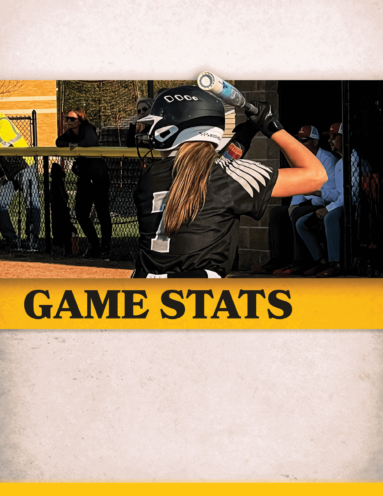 A girl is swinging a baseball bat, with a crowd of people watching her. AI generated content