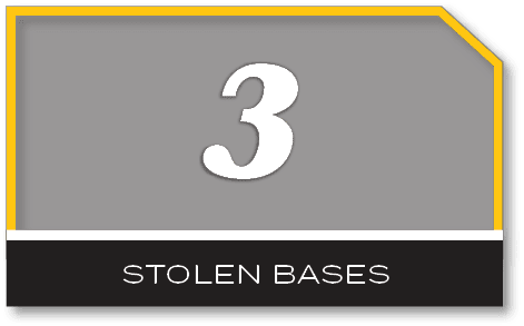 3,stolen base