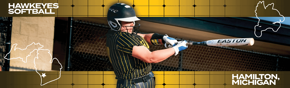 A baseball player in a black and yellow uniform is swinging a bat. Description generated by AI