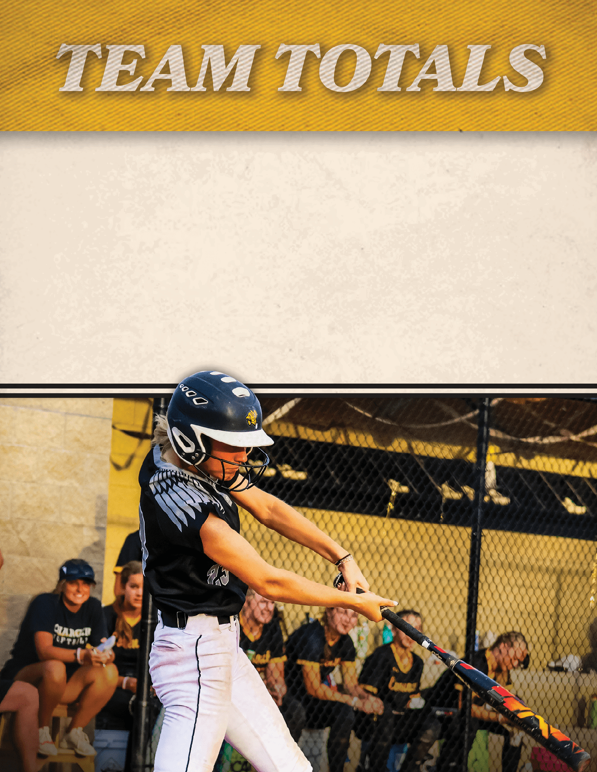 A girl is swinging a bat at a ball. Description generated by AI