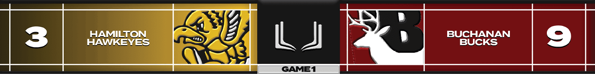 A yellow and black sign with the number 3 on it. Description generated by AI