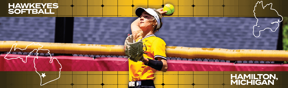 A girl is playing softball. Description generated by AI