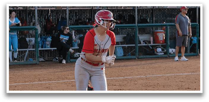 A female baseball player is running to the base. AI generated content