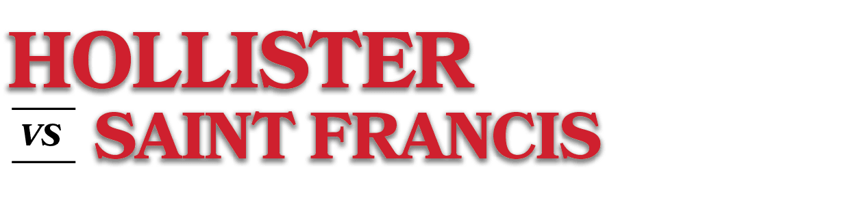 VS,saint francis,Holliste