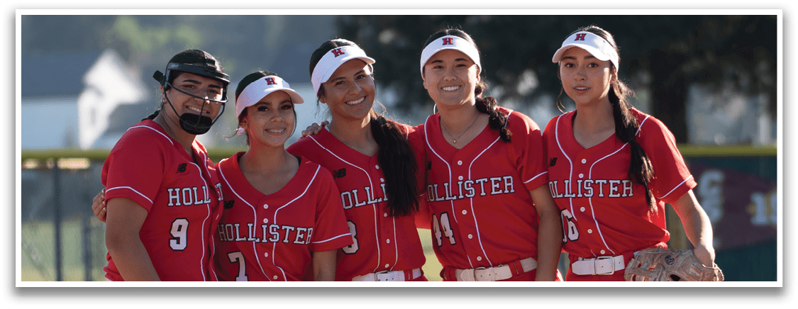 A group of female softball players posing for a picture on the field. AI generated content