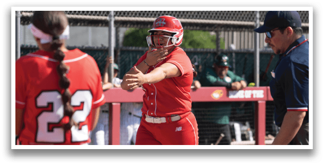 A female baseball player is throwing a ball on the field. AI generated content