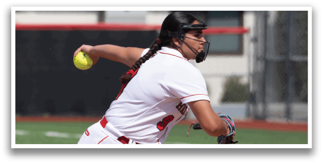 A woman is pitching a ball on a baseball field. AI generated content