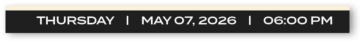 thursday | may 07, 2026 | 06:00 p