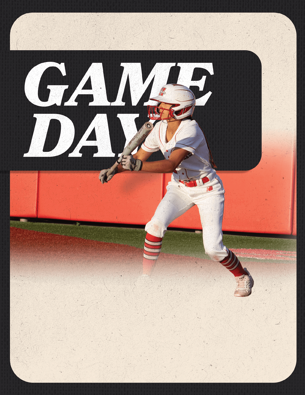 A baseball player in a white uniform is swinging a bat. Description generated by AI